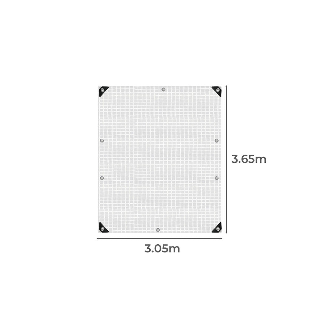 Manan Tarp Tarpaulin 200GSM Camping Heavy Duty Tent Waterproof Cover 3.05mx3.65m