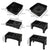 PaWz Elevated Pet Feeder 4 Height Adjustable Raised Dog Cat Slow Food Water Bowl