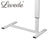 Levede Standing Desk Height Adjustable Sit Stand Office Computer Table Shelf USB