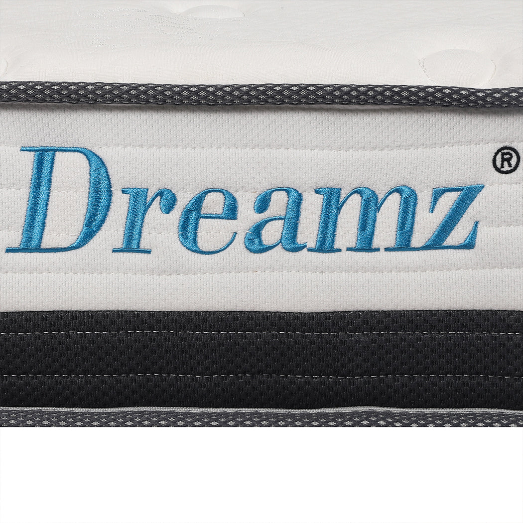 Dreamz Bedding Mattress Spring King Size Premium Bed Top Foam Medium Soft 21CM