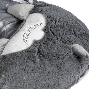 Mountview Sleeping Bag Child Pillow Kids Bags Happy Napper Gift Shark 135cm S