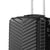 Slimbridge 24" Luggage Suitcase Trolley Travel Packing Lock Hard Shell Black