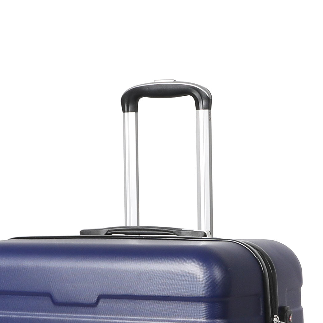 Slimbridge 24" Luggage Suitcase Trolley Travel Packing Lock Hard Shell Navy