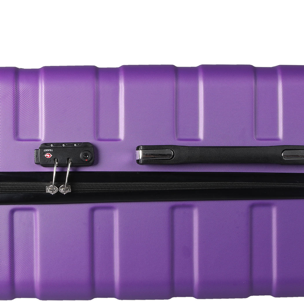 Slimbridge 28" Luggage Suitcase Trolley Travel Packing Lock Hard Shell Purple