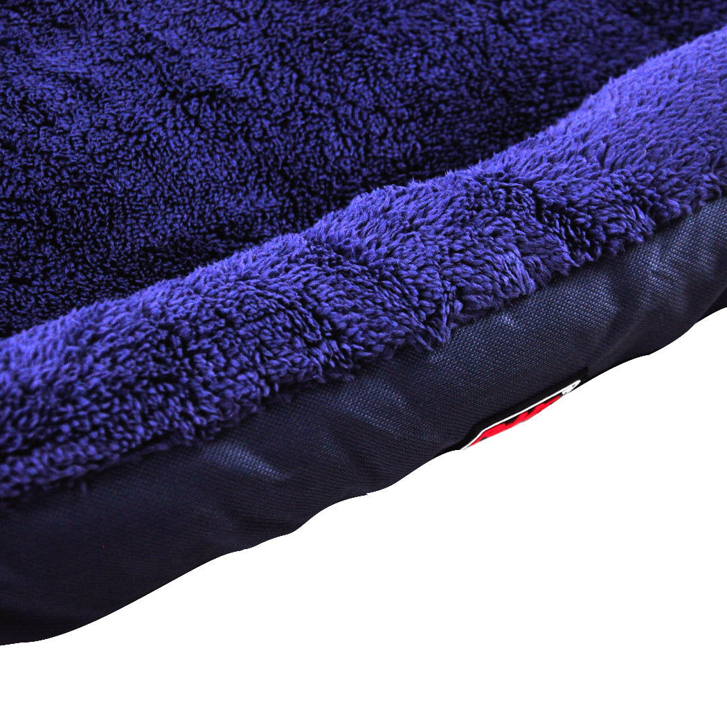 PaWz Pet Bed Mattress Dog Cat Pad Mat Cushion Soft Winter Warm 2X Large Blue