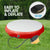 1m Air Track Spot Round Inflatable Gymnastics Tumbling Mat Pump Red