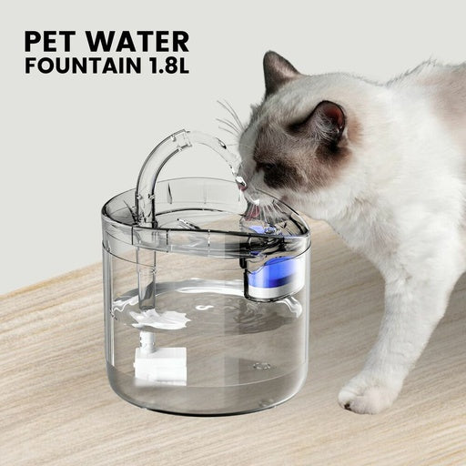 Floofi 1.8L Automatic Water Fountain Dispenser And Filter and Sensor For Cats