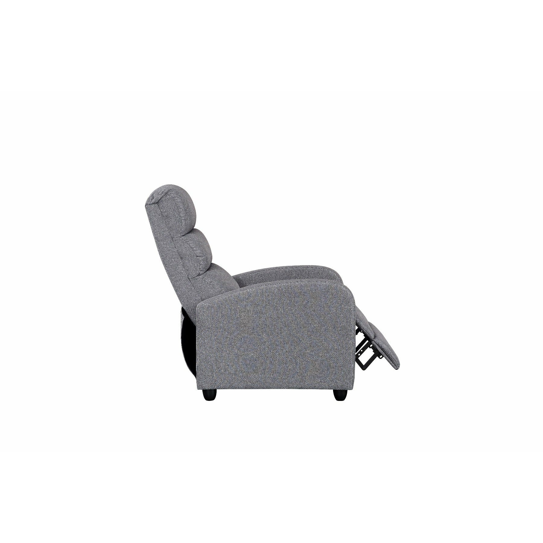 Luxury Fabric Recliner Chair - Grey