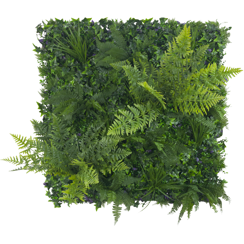 Jungle Fern Vertical Garden / Green Wall UV Resistant 1m x 1m