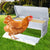 Automatic Chicken Feeder Self Open Poultry Alumnium Treadle 5KG Capacity Outdoor