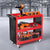 Traderight Tool Trolley Cart Workshop Storage Portable Steel Trolly Red