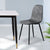 Levede 4x Dining Chairs Kitchen Table Chair Lounge Room Padded Seat PU Leather