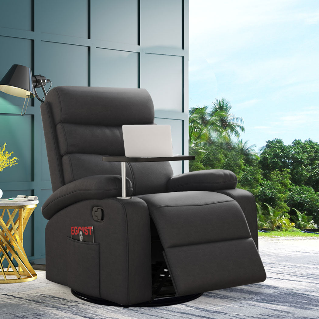 Levede Massage Chair Recliner Chairs Heated Lounge Sofa Armchair 360 Swivel