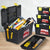 3 Piece Tool Boxes Set Organiser Trays Chest DIY Garage Toolbox Case Storage Bag