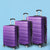 Slimbridge Luggage Suitcase Trolley 3Pcs set 20 24 28 Travel Packing Lock Purple