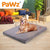 PaWz Pet Bed Foldable Dog Puppy Beds Cushion Pad Pads Soft Plush Black L