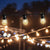 Emitto 17m Festoon String Lights Solar Powered Xmas Party Waterproof outdoor