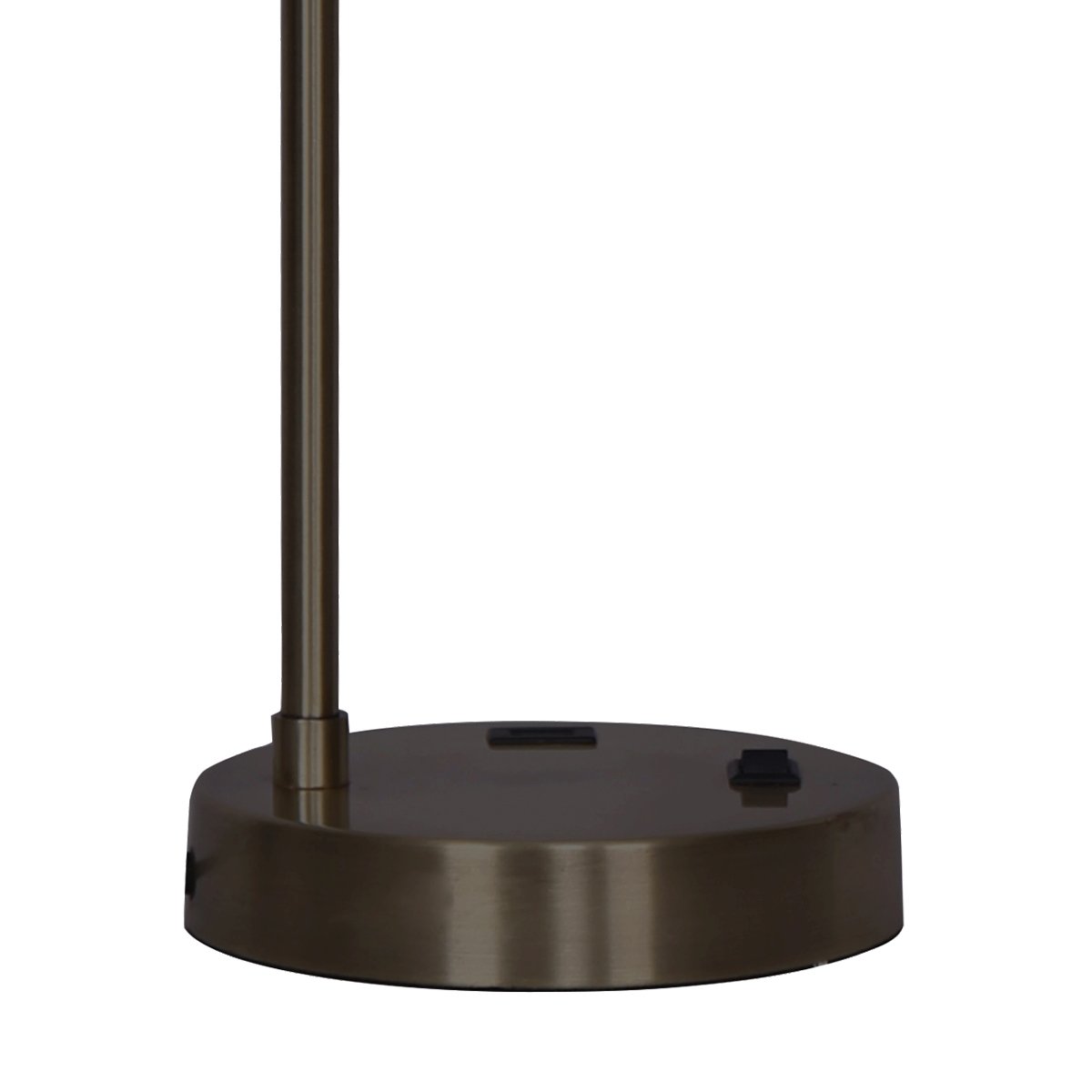 Sarantino Metal Task Lamp with USB Port - Bronze