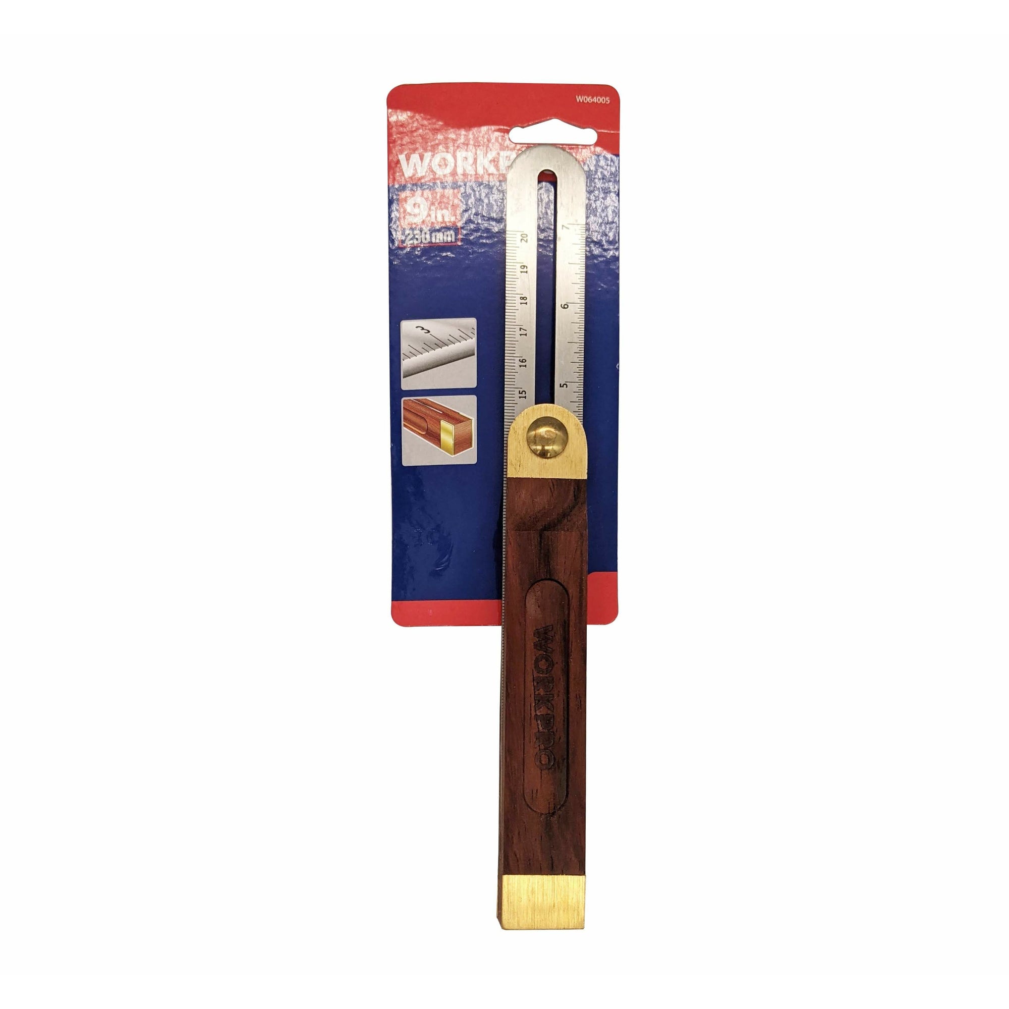 Workpro Sliding T-Bevel With Wooden Handle 9Inch