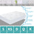 DreamZ Fitted Waterproof Bed Mattress Protectors Covers King Single