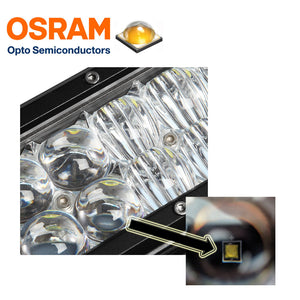 23inch Osram LED Light Bar 5D 144w Sopt Flood Combo Beam Work Driving Lamp 4wd