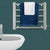 Pronti Heated Towel Rack Electric Bathroom Towel Rails EV-90- Silver