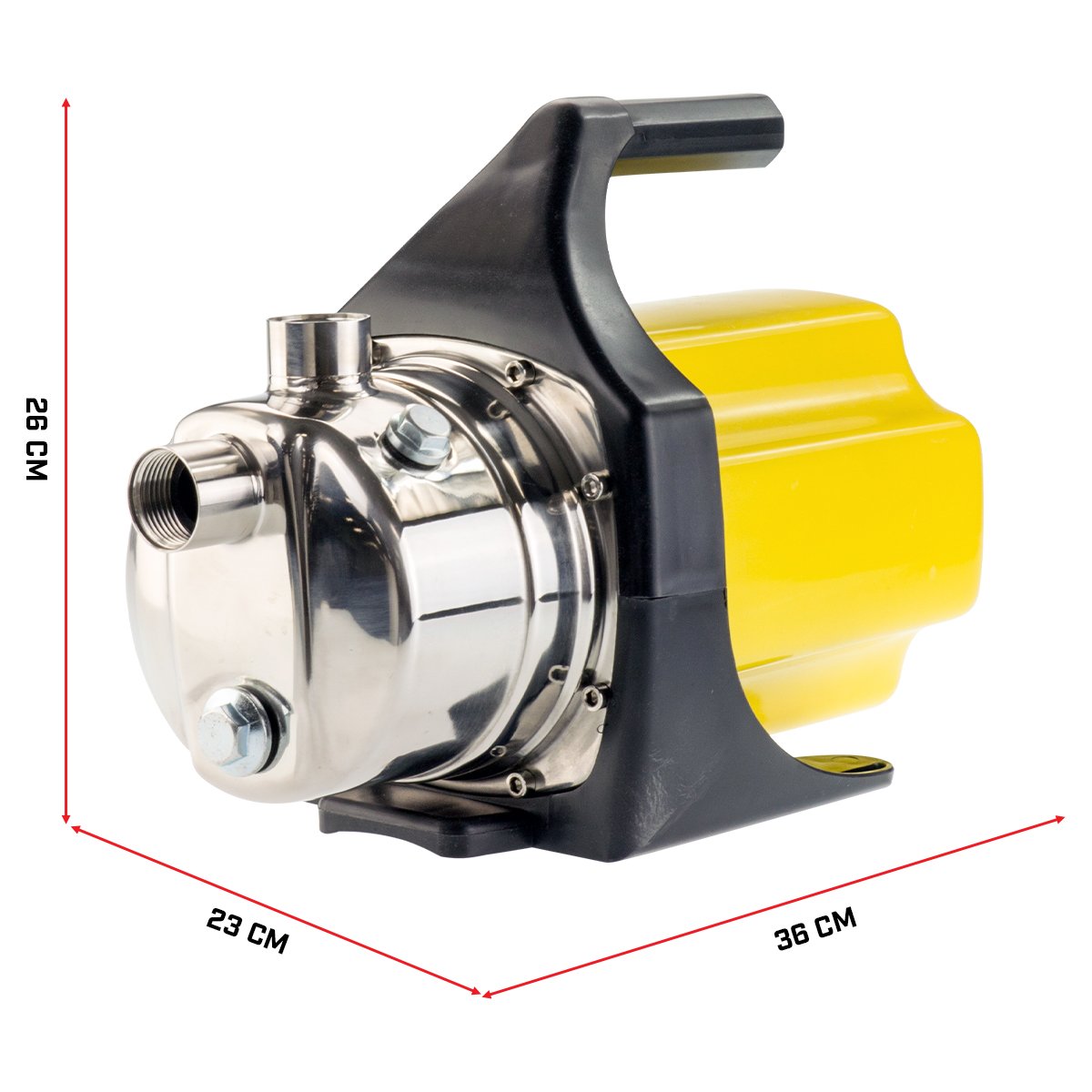 Hydro Active 800w Weatherised water pump Without Controller- Yellow