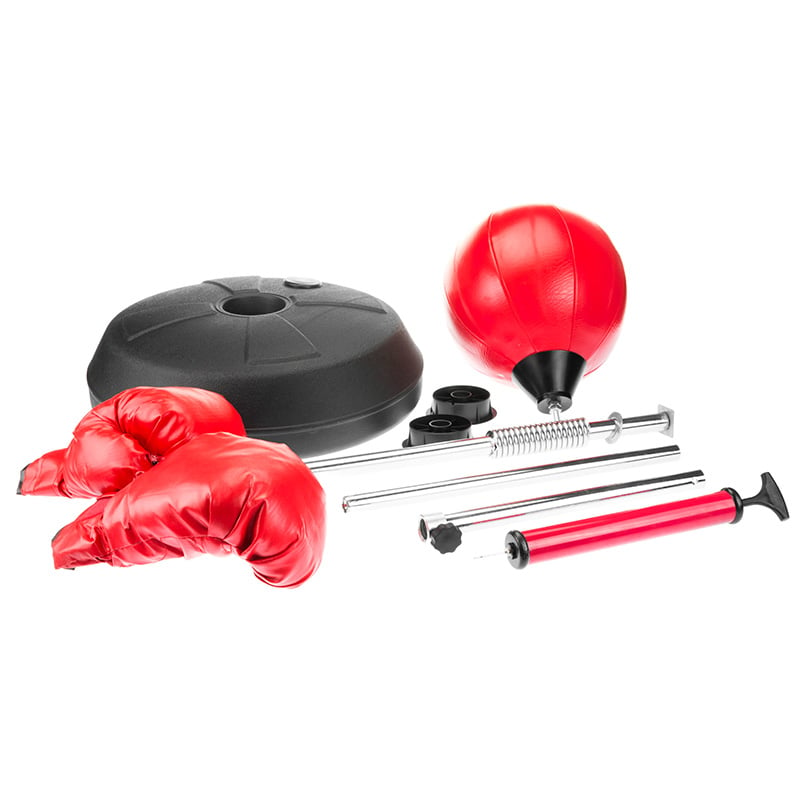 Freestanding Punching Ball Gloves Set