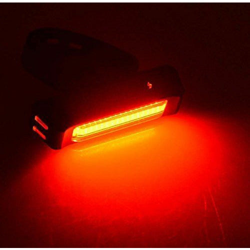 Set USB Rechargeable LED Bike Front Light headlight lamp Bar rear Tail Wide Beam