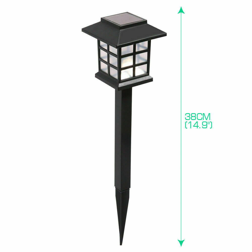 12x LED Solar Power Garden Landscape Path Lawn Lights Yard Lamp Outdoor Lighting