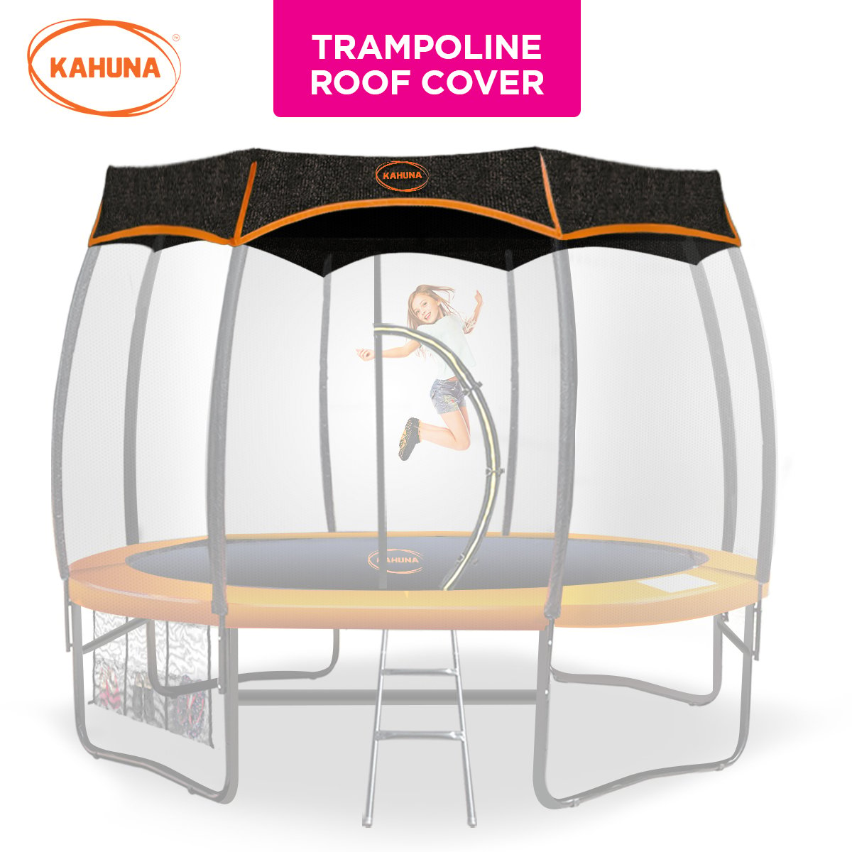 Kahuna 10ft Removable Twister Trampoline Roof Shade Cover