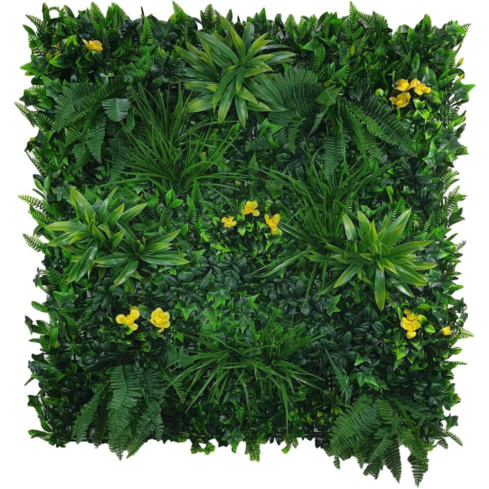 Yellow Rose Vertical Garden / Green Wall UV Resistant Sample