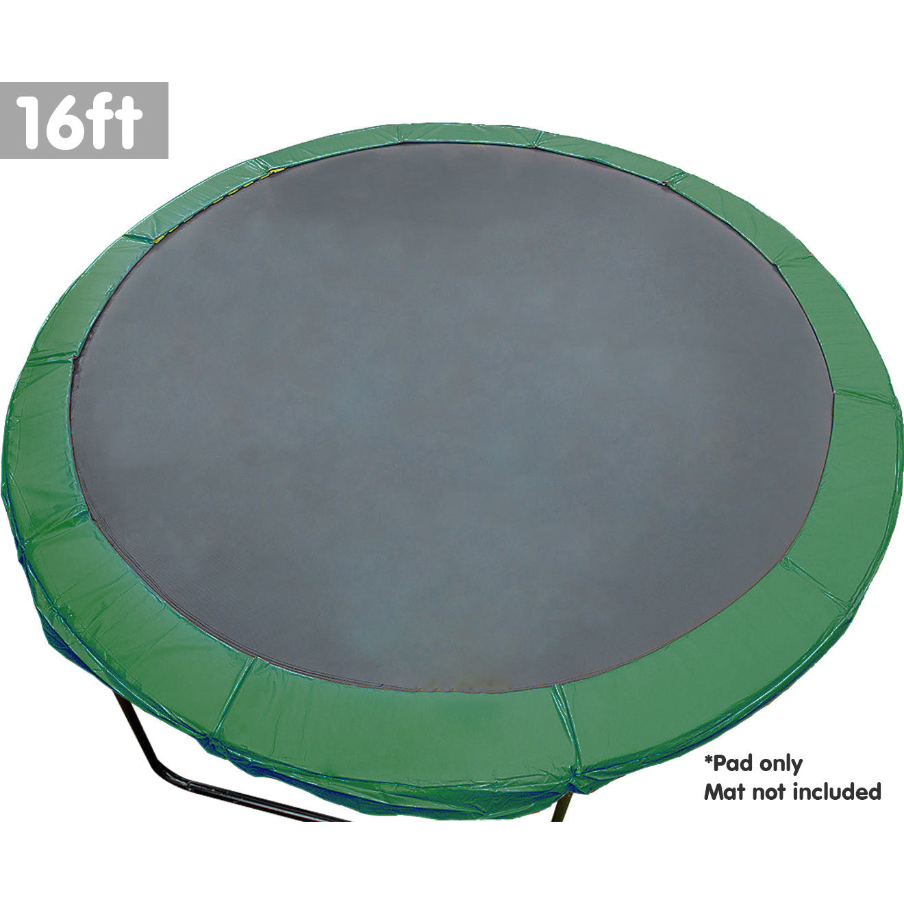 16ft Replacement Trampoline Outdoor Round Spring Pad Cover - Green