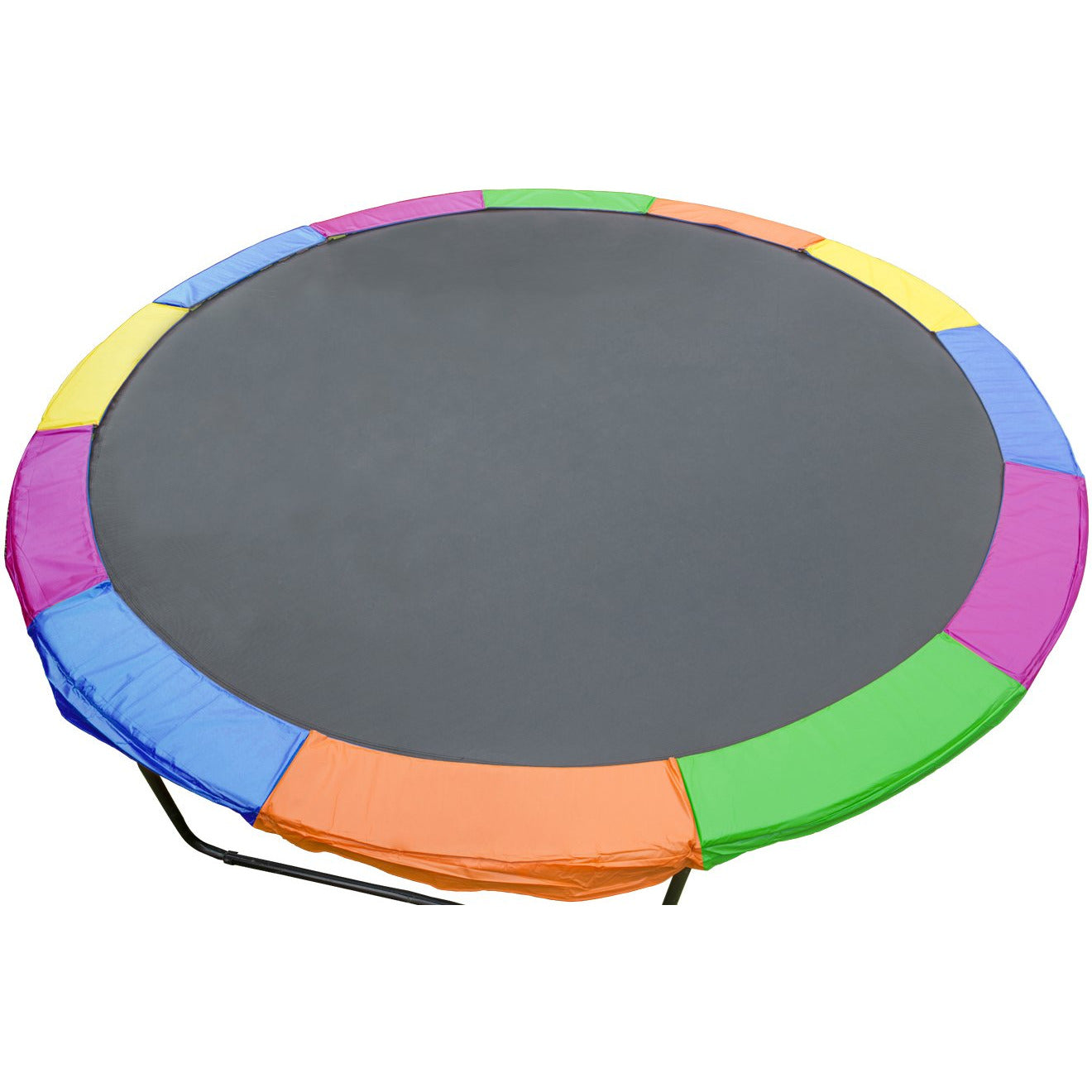 Trampoline 12ft Replacement Outdoor Round Spring Pad Cover - Rainbow