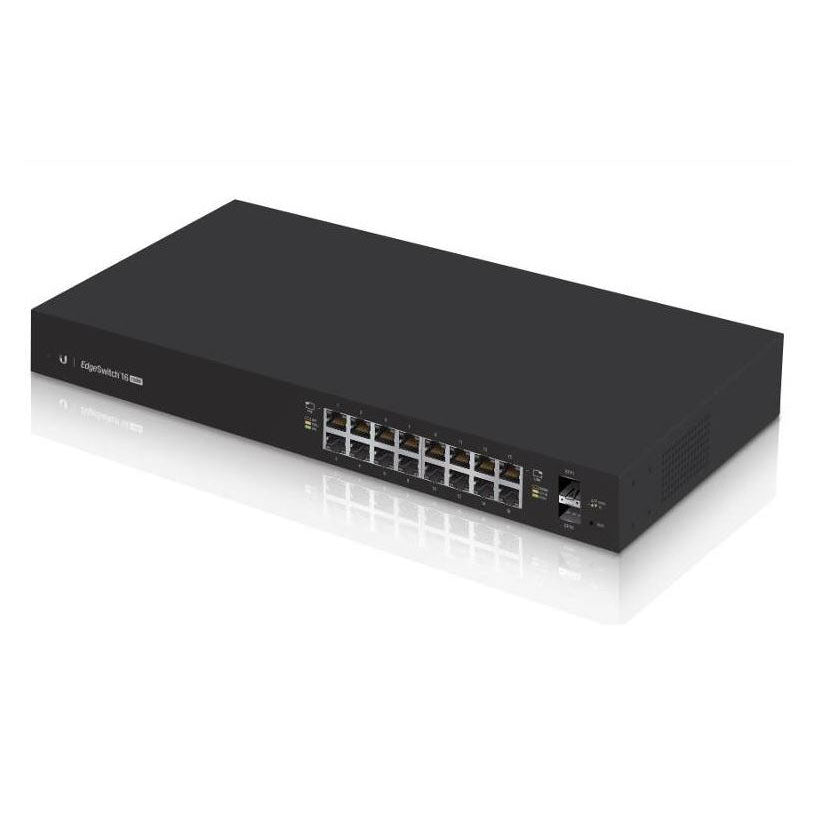 Ubiquiti EdgeSwitch - 16-Port Managed Gigabit PoE Switch with SFP Slots