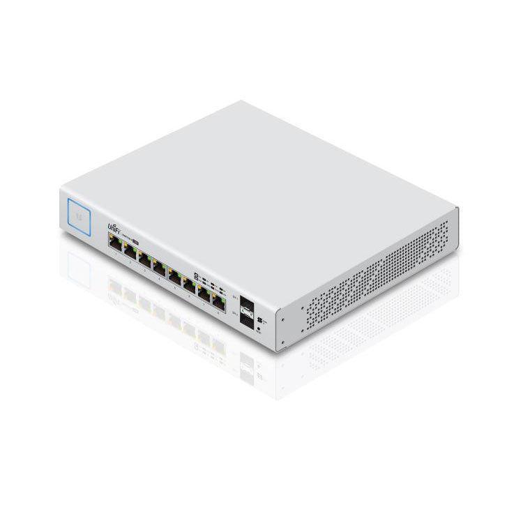 Ubiquiti UniFiSwitch - 8 Port Gigabit Managed PoE Switch With SFP Slots