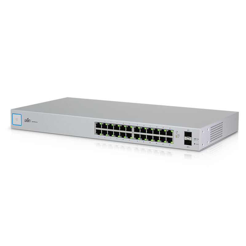 Ubiquiti UniFi Switch, 24-Port Gigabit Managed switch with 2 SFP Slots