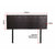 PU Leather Queen Bed Headboard Bedhead - Brown