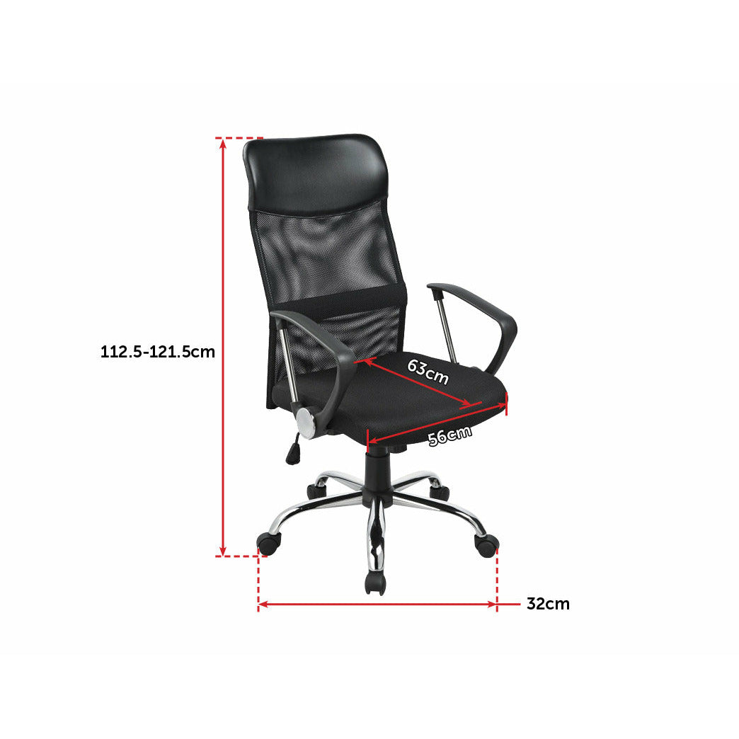Ergonomic Mesh PU Leather Office Chair