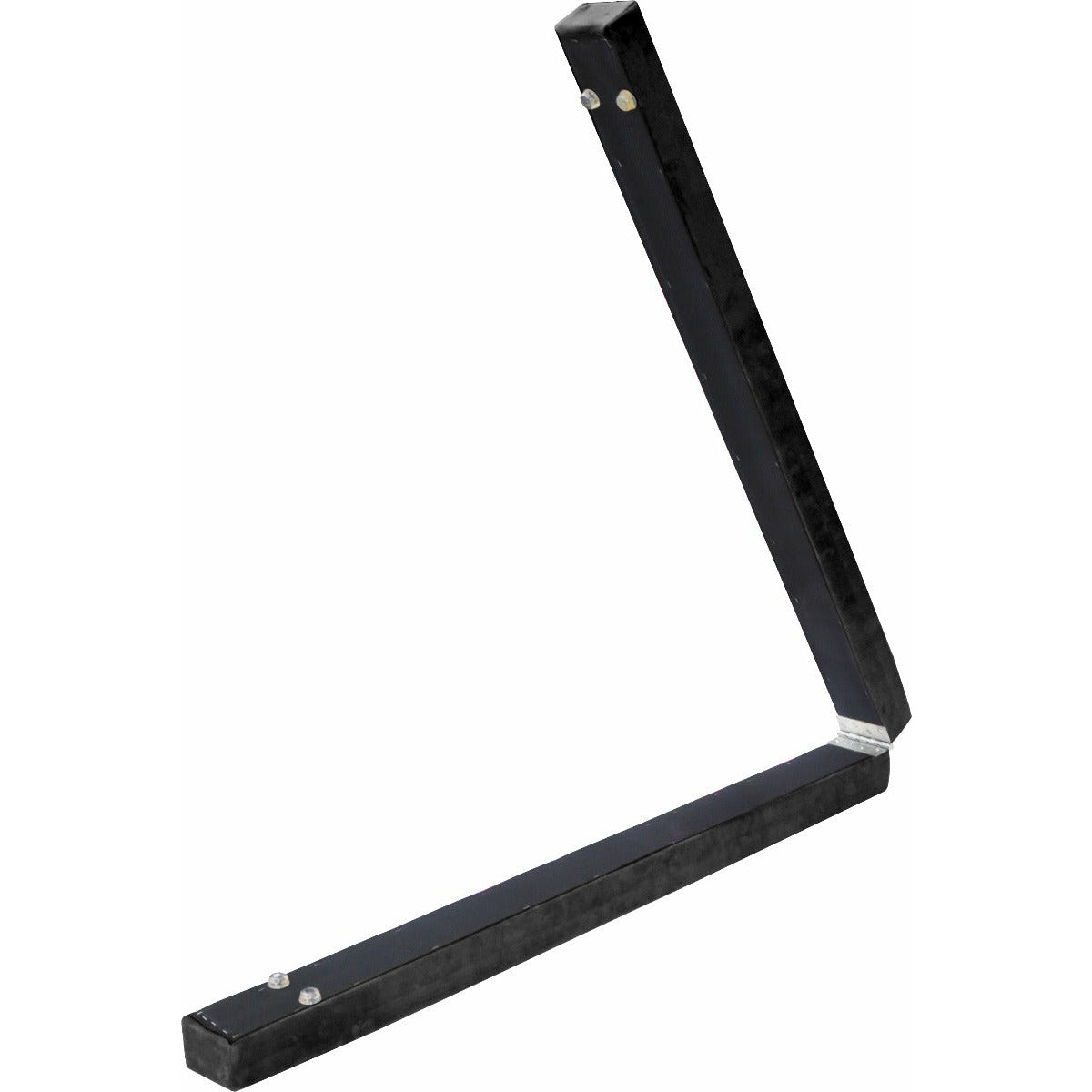 2.2m Gymnastics Folding Balance Beam Black Synthetic Suede