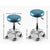Levede Bar Stools Salon Stool Swivel Barber Dining Chair PU Hydraulic Lift Teal